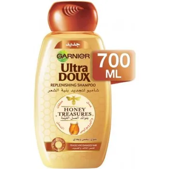 غارنييه اولترا دو شامبو بفوائد العسل القيمة 700مل غارنييه اولترا دو شامبو بفوائد العسل القيمة 700مل